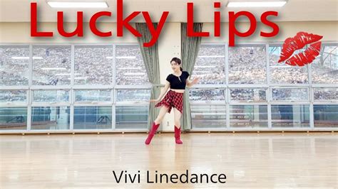 Lucky Lips Line Dance Absolute Beginner Youtube