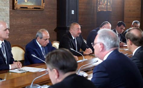 Meeting with President of Azerbaijan Ilham Aliyev • President of Russia