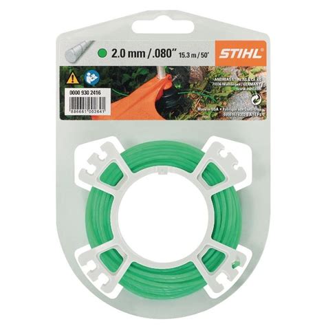 Stihl Hilo De Corte Redondo Silencioso Mm Verde