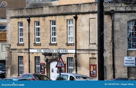 The Mission theatre Bath editorial stock image. Image of signage ...