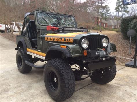 A Jeep Cj Renegade Survivor Original Paint Lifted Cj X