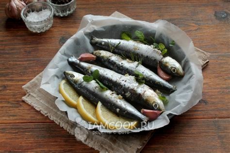 Сардины, запеченные в духовке — рецепт с фото пошагово