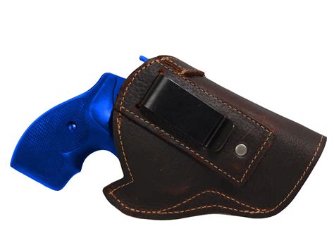 New Barsony Tan Leather Python Snake Skin Gun Holster Colt Snub Nose