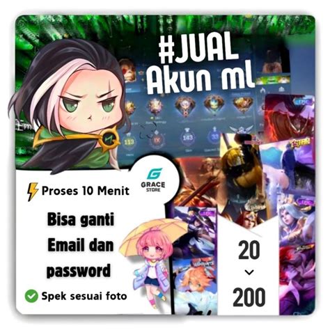 Jual Akun Mobile Legends Sultan Murah Rank Mythic Full Skin Hero