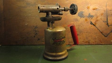 Antique Industrial Gas Blow Torch Industrial Steam Punk Decor