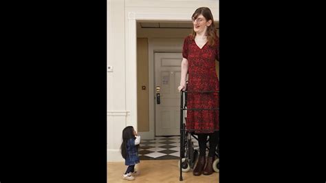 Worlds Smallest Woman From India Meets Worlds Tallest From Turkey For