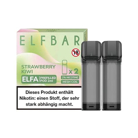 Elfbar Elf Bar Elfa Prefilled Pod Strawberry Kiwi Online Kaufen