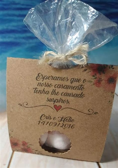 Kit Lembrancinha Casamento Embalagem R Stica Mini Suspiros No Elo