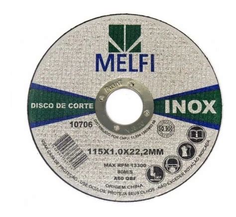 Discos De Corte Para A O Inox Extra Fino X X Mm Mercadolivre