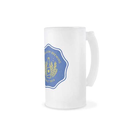 16oz Frosted Glass Beer Stein Pack Of 2 For Sublimation