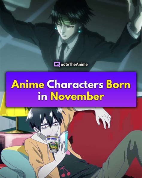 Discover 65 Anime November Birthdays Super Hot Incdgdbentre