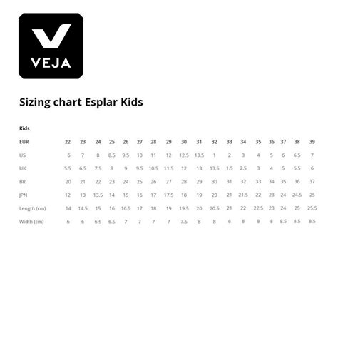 Veja Size Chart Top Sellers Emergencydentistry