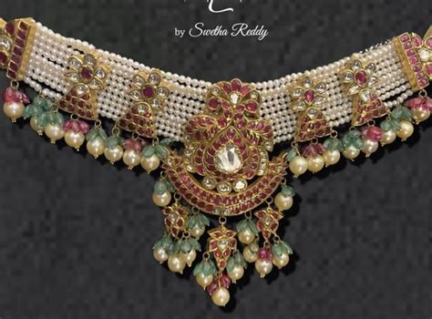 Pin By Shamili On Beads Jewellery Beaded Wedding Jewelry Bridal