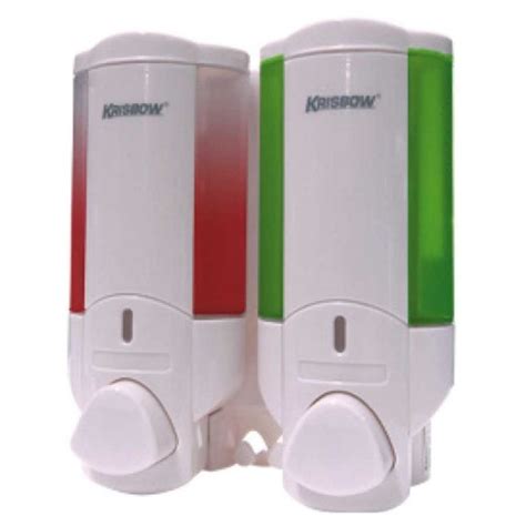 Jual Dispenser Sabun Krisbow Soap Dispenser 200ML Double White