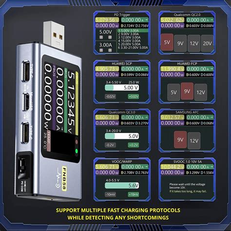 Fnirsi Fnb Usb Voltage Current Tester With Bluetooth