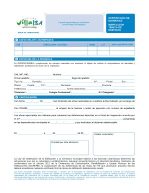 Completable En L Nea Colladovillalba Certificado De Idoneidad Inspecci