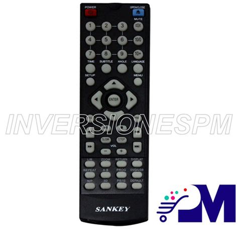 Control Remoto Inalambrico Para Dvd Marca Sankey Tienda MercadoLibre