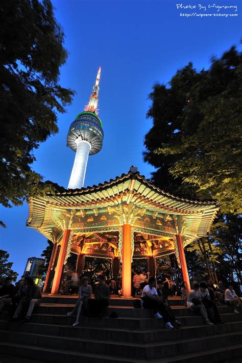 Visiting N Seoul Tower (Namsan Tower) — A tourist icon of Seoul, South ...