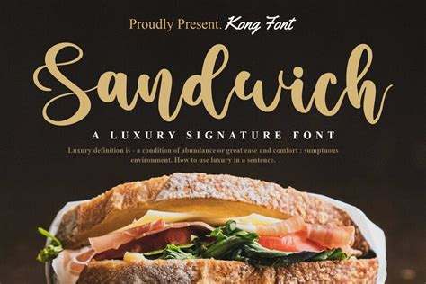 Sandwich Font