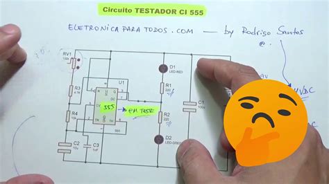 Circuito Testador De Ci Parte Esquem Tico Protoboard Youtube