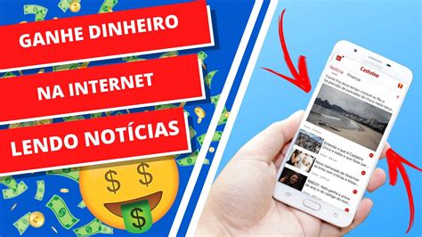 Novo App Como Ganhar Dinheiro Na Internet Youtube