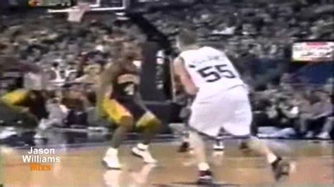 Nba Assists Of The Year 1999 2000 Jason Williams Amazing One Hand Pass