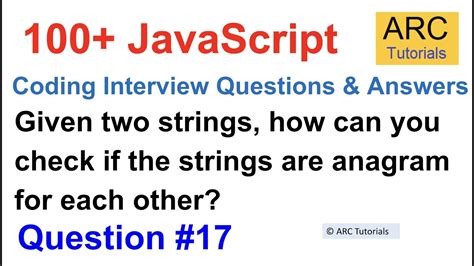 Javascript Interview Questions And Answers 17 Javascript Coding