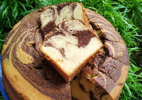 Resep Bolu Marmer Panggang Cake Marmer Oleh Silvi Atgi Septina Cookpad