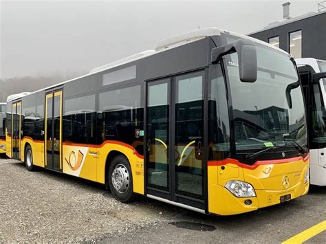 Ein Neuer Mb C Hybrid F R Postauto Aeschi B Luxury Bus Bus