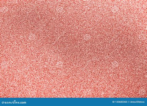 Living Coral Glitter Bokeh Background Stock Image Image Of Colour