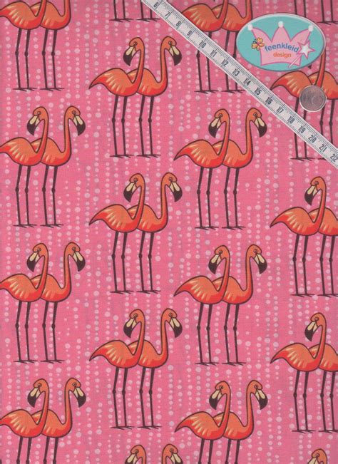 BW Fabric 50 Cm Hilco 100 Cotton Poplin Pink Orange Hamburger Love