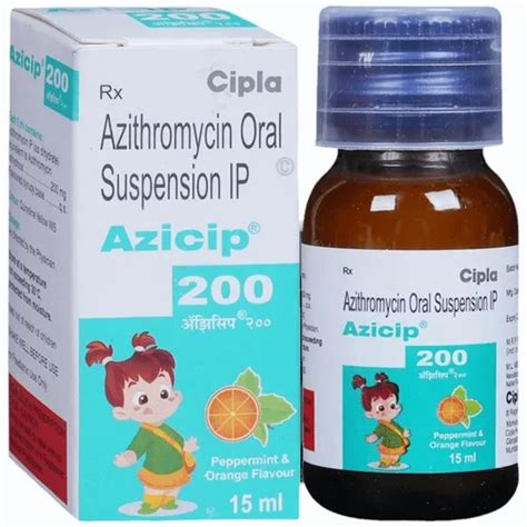 Azithromycin Oral Suspension IP 200mg 5ml At Rs 31 Bottle In Surat