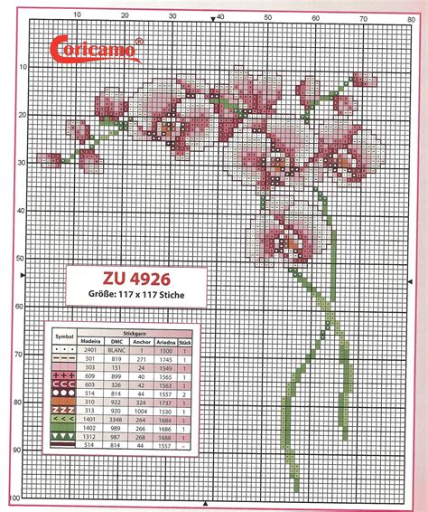 Orquideas Projetos De Ponto Cruz Bordas De Ponto Cruz Modelos De