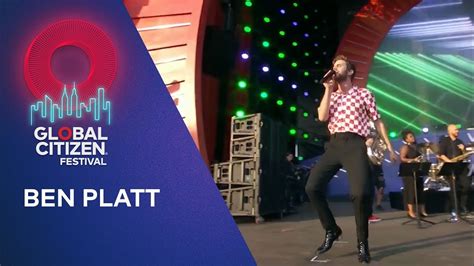 Ben Platt Performs Rain Global Citizen Festival Nyc 2019 Youtube