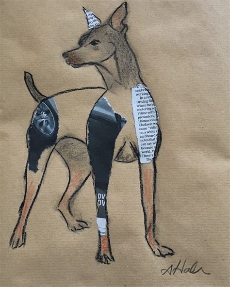 Rat Terrier Art Amanda Hall Art In 2022 Rat Terrier Art Rat