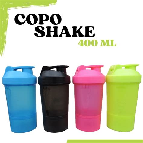 Garrafa Coqueteleira Shaker Compartimentos Mola Academia Ml