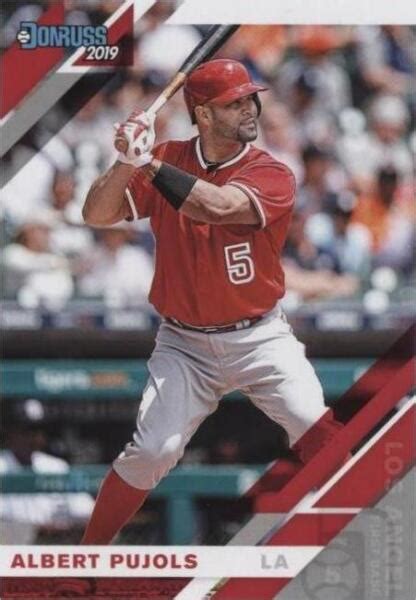 Panini Donruss Albert Pujols For Sale Online Ebay