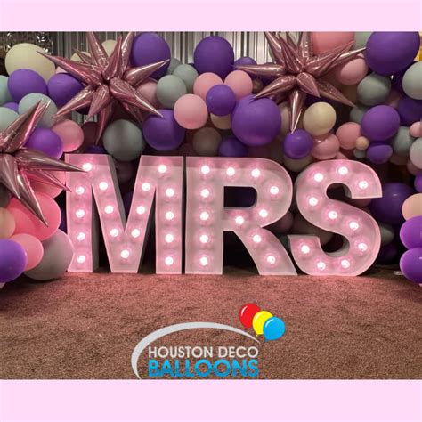 Marquee Letters And Numbers Rental Houston Deco Balloons