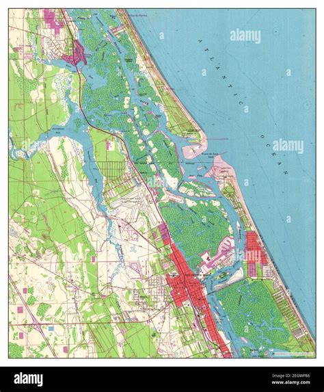 Map Of New Smyrna Beach Hi Res Stock Photography And Images Alamy