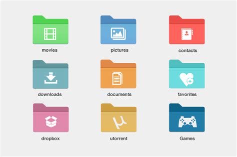 9 Windows Style Folder Icons - Creative VIP