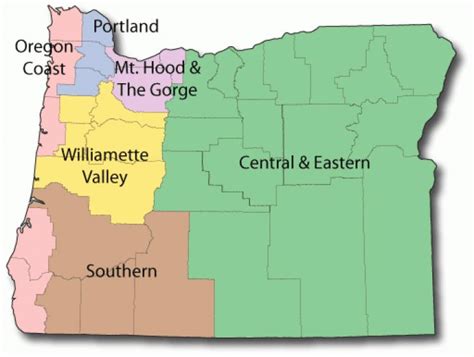 List Of Parks In Oregon With Oregon State Parks Map - Printable Map