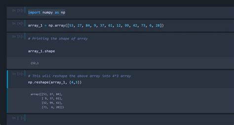 Array Manipulation Using Numpy — Hive