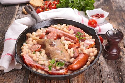 Traditional French Meal Cassoulet Stock Photo By ©studiom 90458942