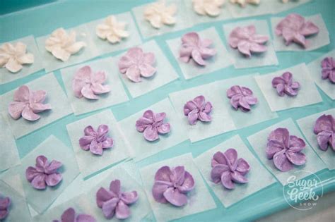 Fleurs En Cr Me Au Beurre Faciles Tutoriel Vid O Sugar Geek Show