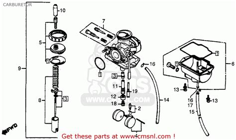 Honda Xr80 1984 E Usa Carburetor Schematic Partsfiche