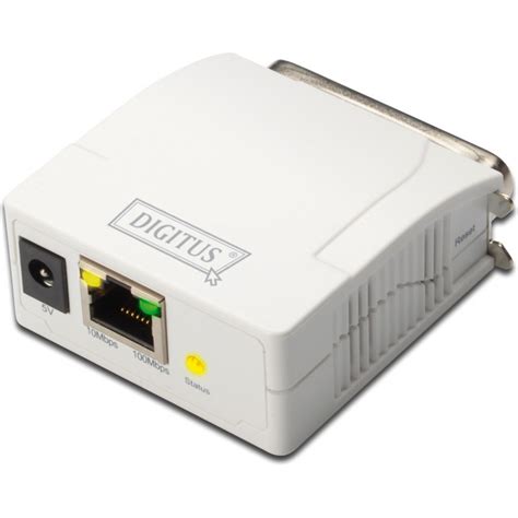 Digitus Servidor De Impress O Branco Ethernet Lan Dn