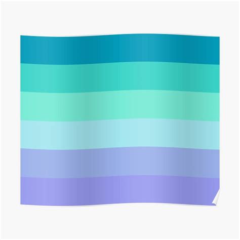 Neptunic Pride Flag Poster For Sale By Thepridewizard Redbubble