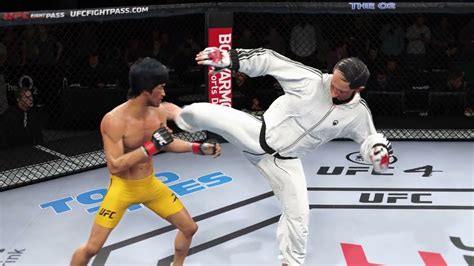 Ufc4 Bruce Lee Vs Komyto Herovato Ea Sports Ufc 4 Epic Fight Youtube