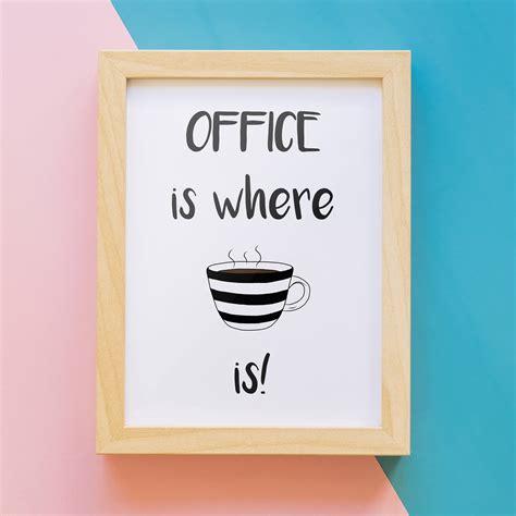 Office Coffee Poster Funny Office Poster Funny New Job Gift - Etsy