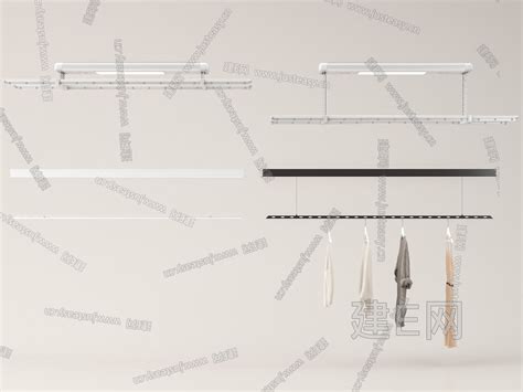 现代晾衣架模型su模型下载 Id103764944 建e室内设计网